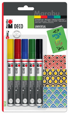 Marabu Acrylmarker Deco Painter matt, 5er Blister