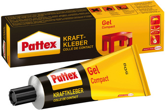 Pattex Compact Gel Kraftkleber, lösemittelhaltig, 125 g Tube