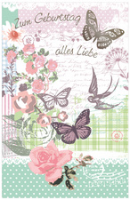 SUSY CARD Geburtstagskarte Allium