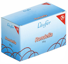 Läufer Gummibänder RONDELLA im Karton, 80 x 4 mm, 50 g