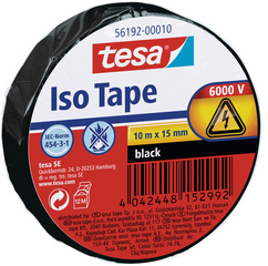 tesa Isolierband ISO TAPE, 15 mm x 10 m, grün / gelb