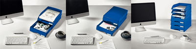 LEITZ Briefablage-Schublade Plus, DIN A4, blau