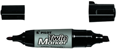 PILOT Permanent-Marker Twin Marker Jumbo, schwarz