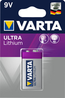 VARTA Lithium Batterie ULTRA Lithium, E-Block (9V)