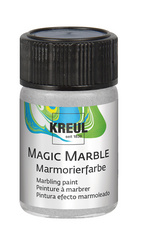 KREUL Marmorierfarbe Magic Marble, silber, 20 ml