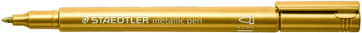 STAEDTLER Permanent-Marker Metallic, Rundspitze, silber