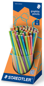 STAEDTLER Bleistift Neon, Härtegrad: HB, 72er Köcher