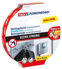 tesa Powerbond Montageband Ultra Strong, 19 mm x 1,5 m