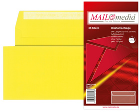 MAILmedia Briefumschlag, C6/5, ohne Fenster, rot
