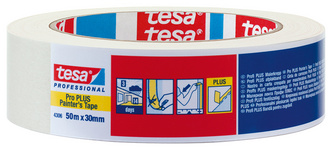 tesa Maler Krepp 4306 Premium Papierabdeckband, 50 mm x 50 m