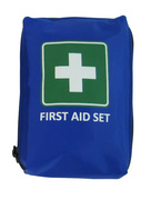 LEINA Mobiles Erste-Hilfe-Set First Aid, 21-teilig, blau