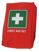 LEINA Mobiles Erste-Hilfe-Set First Aid, 21-teilig, blau