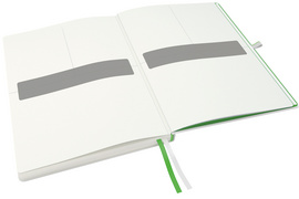 LEITZ Notizbuch Complete, DIN A6, kariert, schwarz