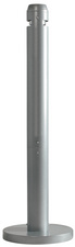 Rubbermaid Standascher Smokers Pole, rund, schwarz