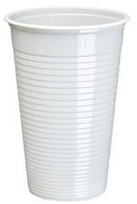 PAPSTAR Kunststoff-Trinkbecher PS, 0,3 l, weiß, 20er