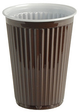 PAPSTAR Kunststoff-Thermobecher, 0,18 l, beige, 100er