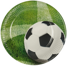 PAPSTAR Papp-Teller Football, 230 mm, 10er