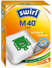 swirl Staubsaugerbeutel M 40, mit MicroporPlus-Filter