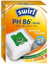 swirl Staubsaugerbeutel PH 86/PH96, mit MicroporPlus-Filter