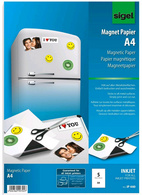 sigel Inkjet-Magnet-Papier, spezialbeschichtet, DIN A4