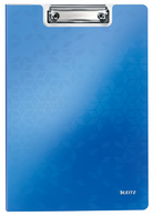 LEITZ Klemmbrett-Mappe WOW, DIN A4, Polyfoam, blau-metallic
