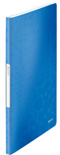 LEITZ Sichtbuch WOW, A4, PP, mit 40 Hüllen, blau-metallic