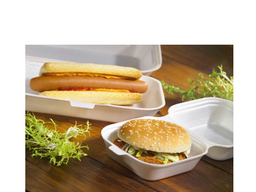 PAPSTAR Burgerbox eckig, EPS, Maße: 120 x 120 x 75 mm