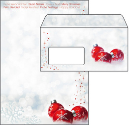 sigel Weihnachts-Umschlag Winter Time, DIN lang, 90 g/qm