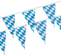 PAPSTAR Luftschlangen Bayrisch Blau, blau/weiß