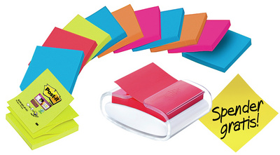 Post-it Super Sticky Z-Notes Spender Promopack