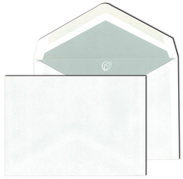MAILmedia Briefumschlag, Seidenfutter, C6, weiß