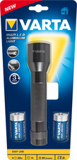 VARTA Taschenlampe Multi LED Alu Light 2C