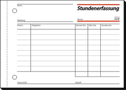 sigel Formularbuch Urlaubsantrag, A5 quer, SD