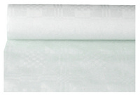 PAPSTAR Damast-Tischtuch, (B)1,0 x (L)10 m, weiß