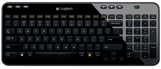 Logitech Tastatur K360, kabellos, schwarz