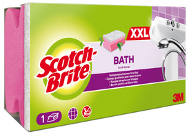 Scotch-Brite Reinigungsschwamm Soft, Farbe: rosa/weiß