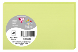 Pollen by Clairefontaine Briefkarte 82 x 128 mm, knospengrün