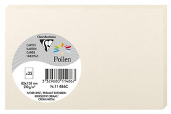 Pollen by Clairefontaine Briefkarte 82 x 128 mm, weiß