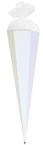 ROTH Bastelschultüte mit Verschluss, 850 mm, lila