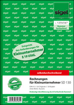 sigel Formularbuch Rechnungen für Kleinunternehmer