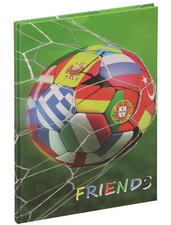PAGNA Freundebuch Fußball, 120 g/qm, 60 Blatt