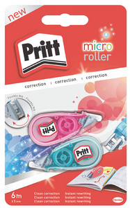 Pritt Korrekturroller Micro Roller, 2er Blisterkarte