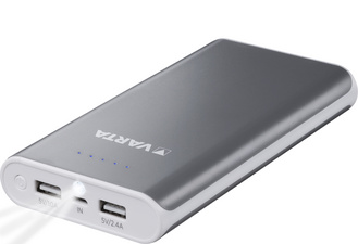 VARTA Mobiler Zusatzakku Powerpack 16000, 2 x USB