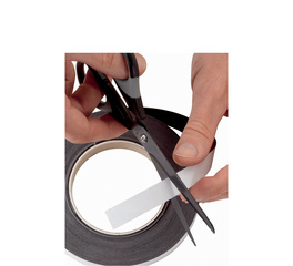 MAUL Magnetband, 30 mm x 10 m, Dicke: 1 mm, weiß