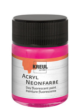 KREUL Acryl-Neonfarbe im Glas, neonorange, 50 ml