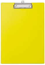 MAUL Klemmbrett, DIN A4, mit Folienüberzug, gelb