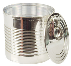 PAPSTAR Fingerfood-Becher Tin can, 220 ml, silber