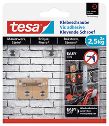 tesa Klebeschraube für Mauerwerk, rechteckig, 5,0 kg