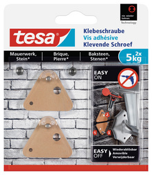 tesa Klebeschraube für Mauerwerk, dreieckig, 2,5 kg