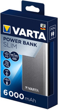 VARTA Mobiler Zusatzakku Slim Powerbank, 6.000 mAh